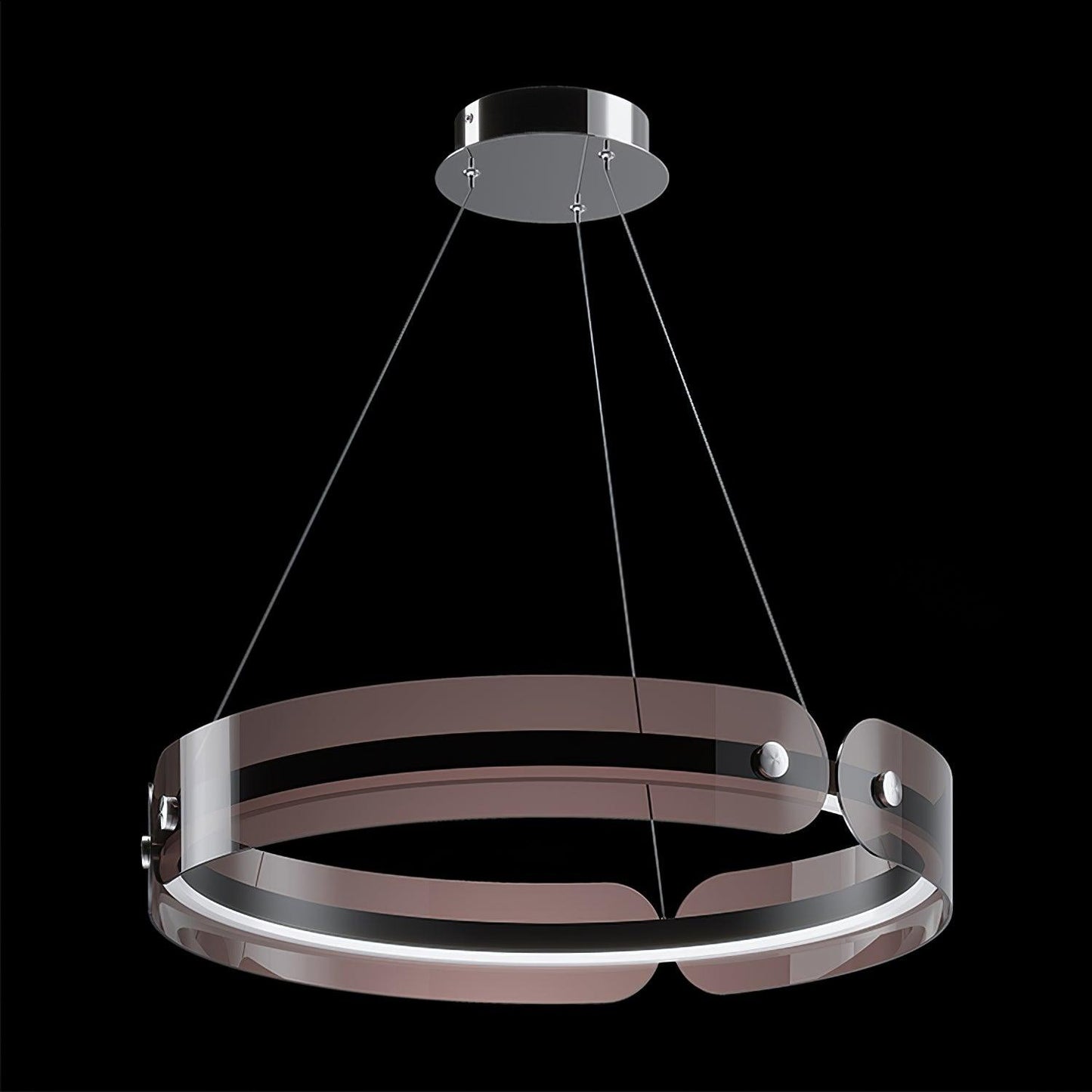 Modern LED Chandelier with Dimmable Brightness and Energy Efficiency