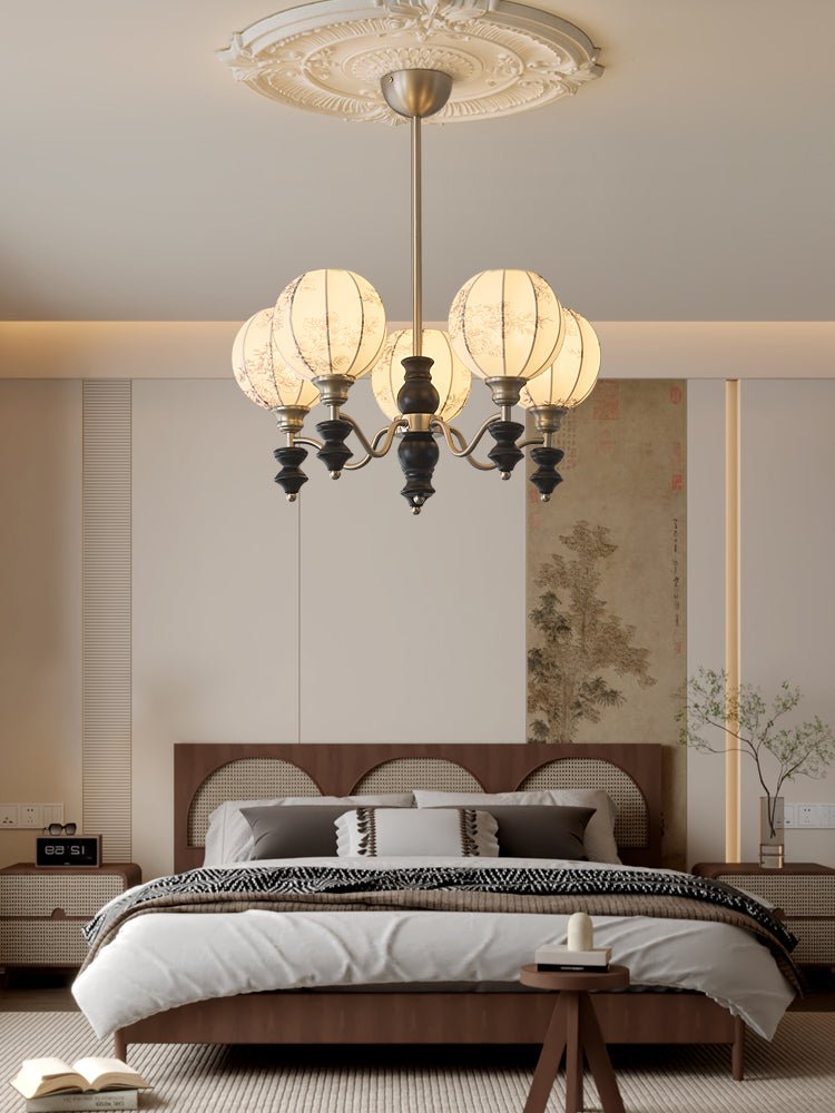 Juliette Chandelier - Elegant Lighting with Adjustable Arms and Crysta