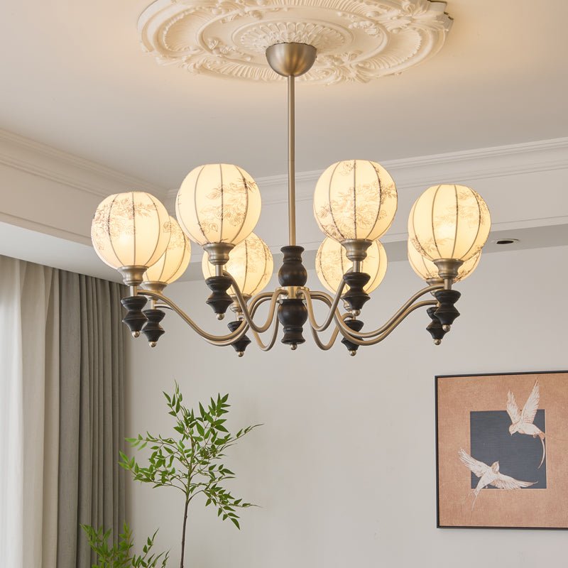 Juliette Chandelier - Elegant Lighting with Adjustable Arms and Crysta