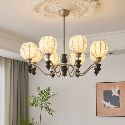 Juliette Chandelier - Elegant Lighting with Adjustable Arms and Crysta