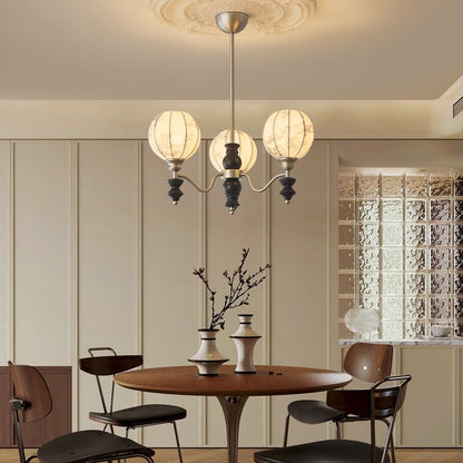 Juliette Chandelier - Elegant Lighting with Adjustable Arms and Crysta