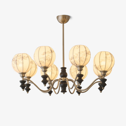 Juliette Chandelier - Elegant Lighting with Adjustable Arms and Crysta