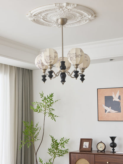 Juliette Chandelier - Elegant Lighting with Adjustable Arms and Crysta