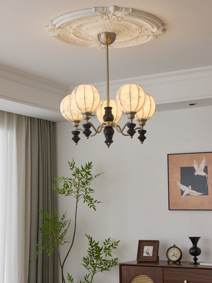 Juliette Chandelier - Elegant Lighting with Adjustable Arms and Crysta