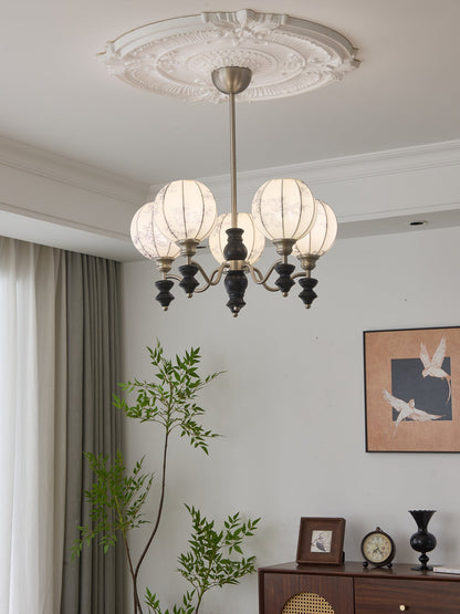 Juliette Chandelier - Elegant Lighting with Adjustable Arms and Crysta