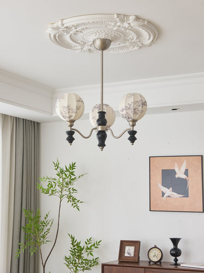 Juliette Chandelier - Elegant Lighting with Adjustable Arms and Crysta