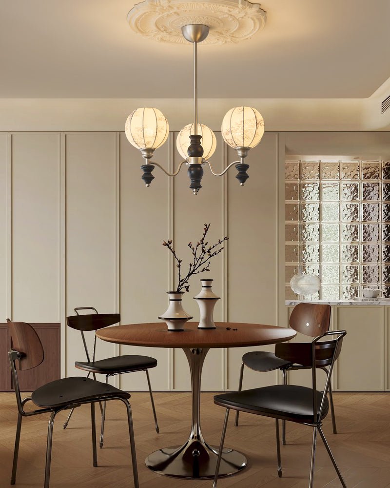 Juliette Chandelier - Elegant Lighting with Adjustable Arms and Crysta