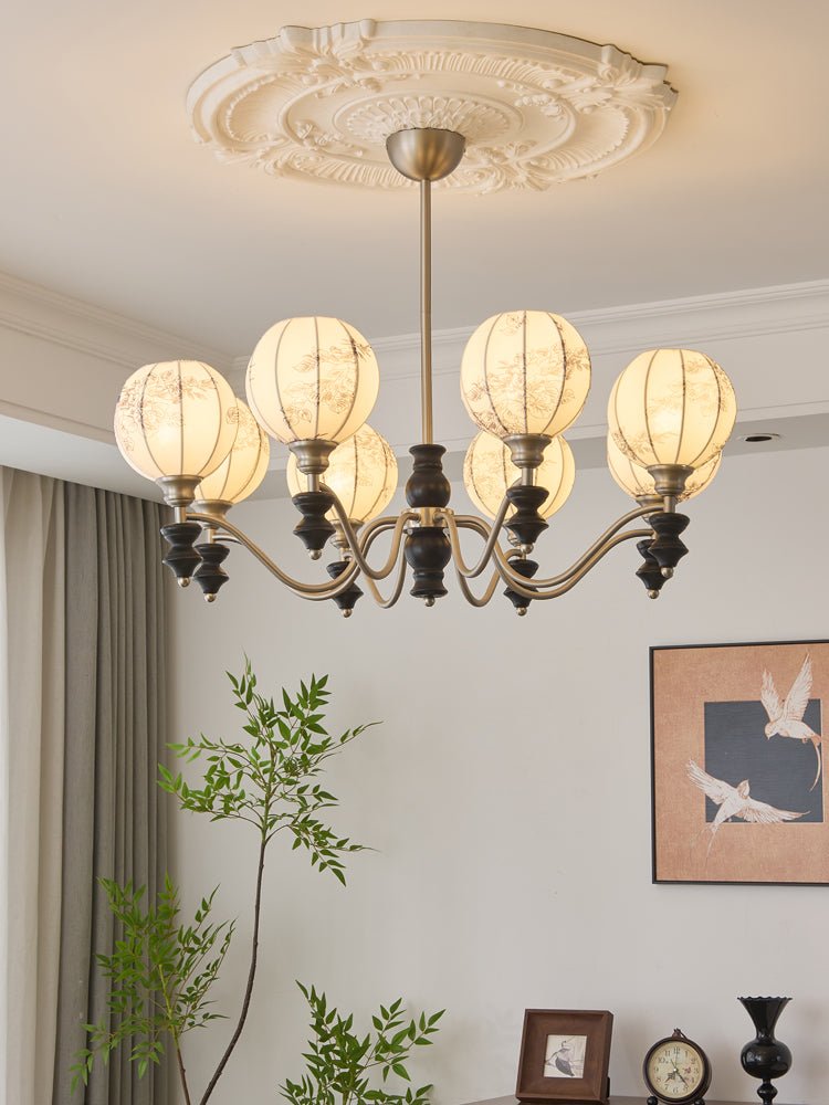 Juliette Chandelier - Elegant Lighting with Adjustable Arms and Crysta
