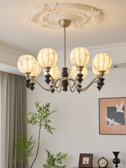 Juliette Chandelier - Elegant Lighting with Adjustable Arms and Crysta