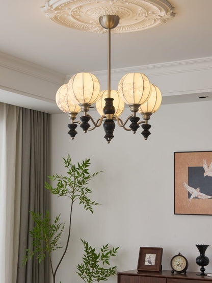 Juliette Chandelier - Elegant Lighting with Adjustable Arms and Crysta