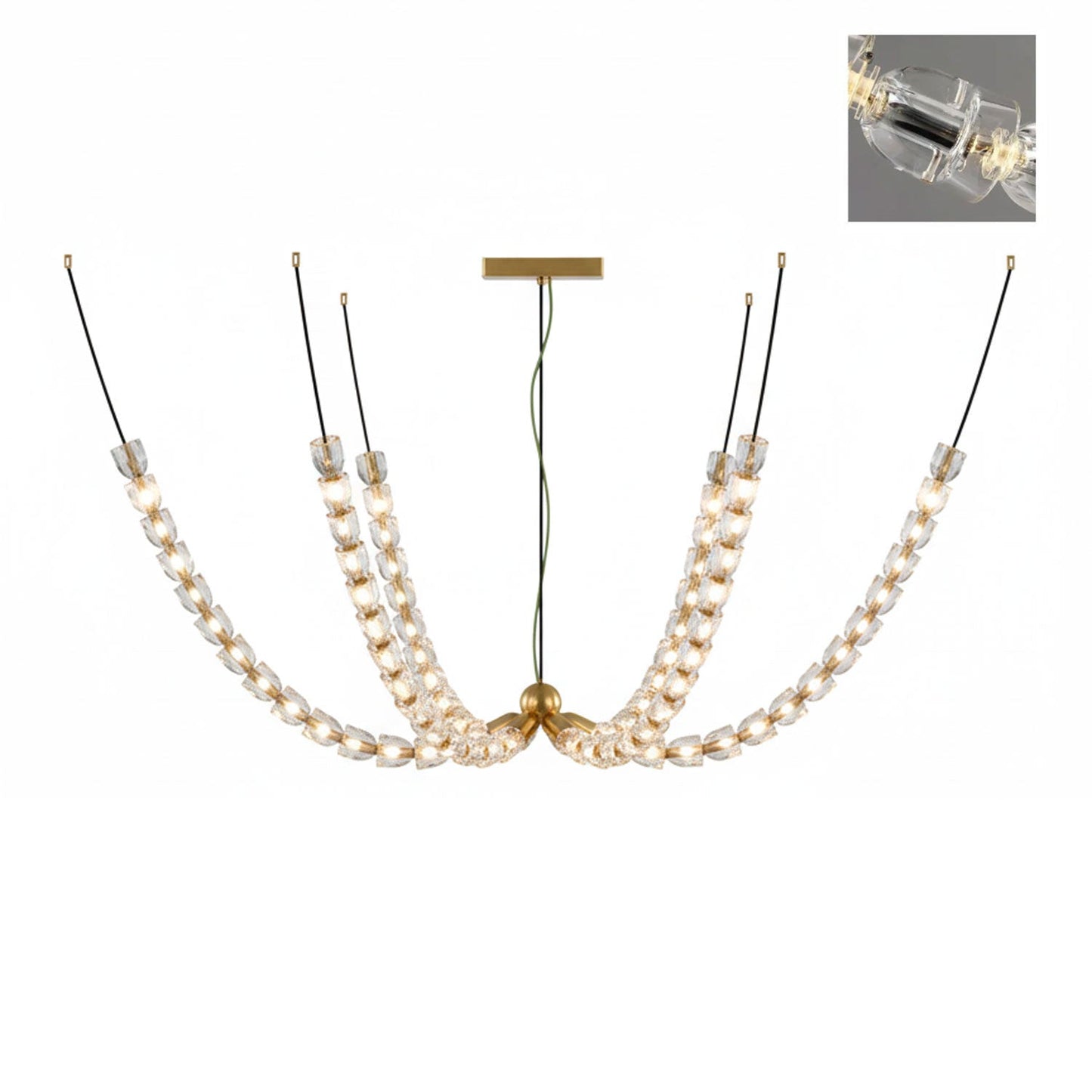 Gabriel Branch LED Chandelier | Custom Size, Energy-Efficient Design