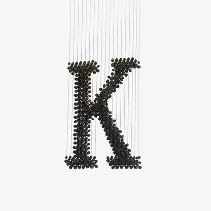 Charcoal Chandeliers K - Elegant Design with Adjustable Brightness & E