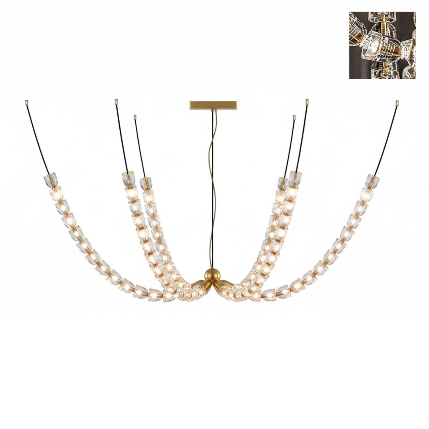 Gabriel Branch LED Chandelier | Custom Size, Energy-Efficient Design