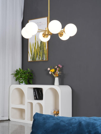 Karrington Crystal Chandeliers - Elegant Lighting with Adjustable Heig