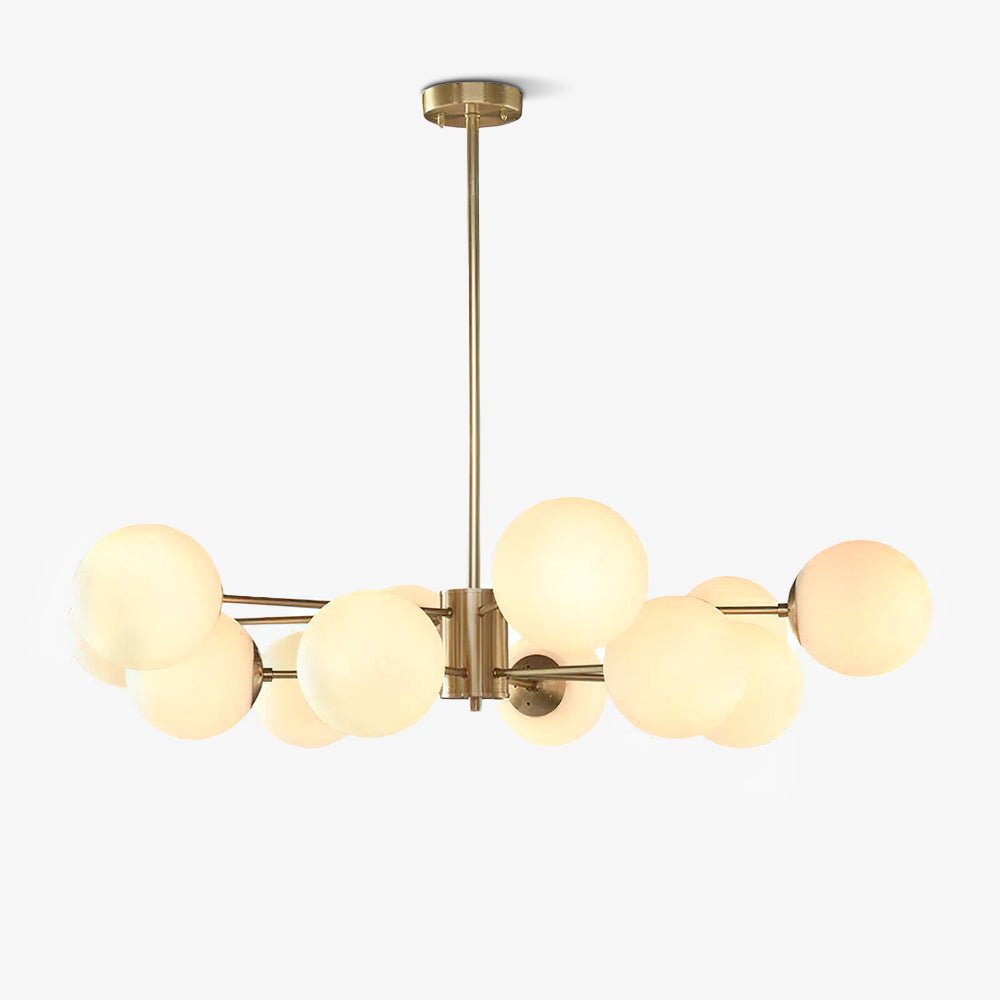 Karrington Crystal Chandeliers - Elegant Lighting with Adjustable Heig