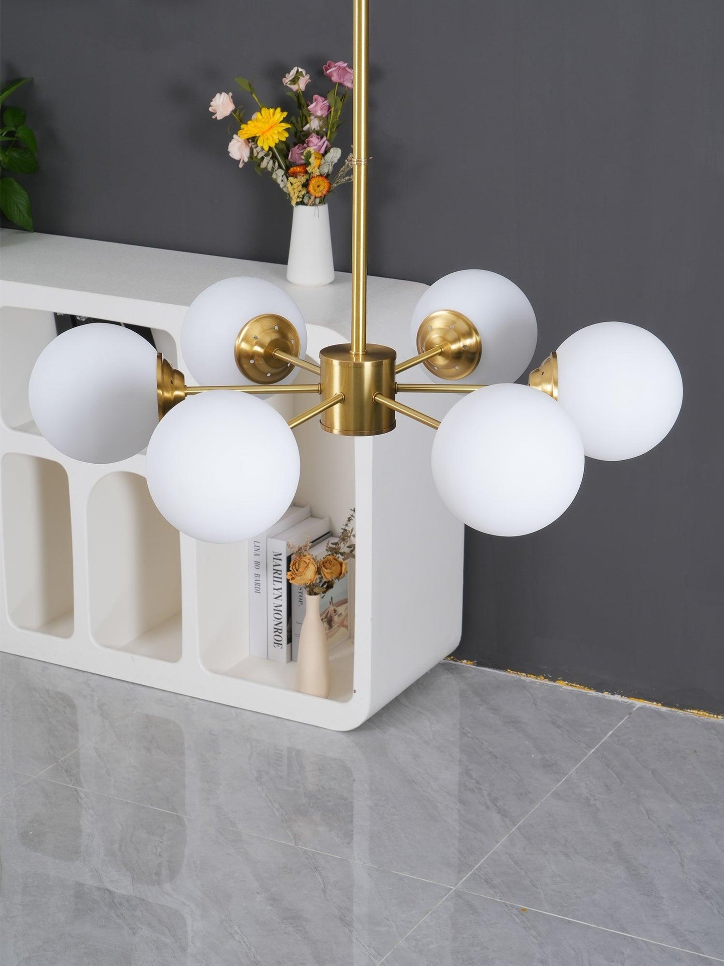 Karrington Crystal Chandeliers - Elegant Lighting with Adjustable Heig