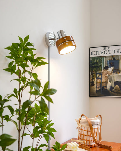 Karry Plug-in Wall Lamp with Adjustable Brightness and Modern Design