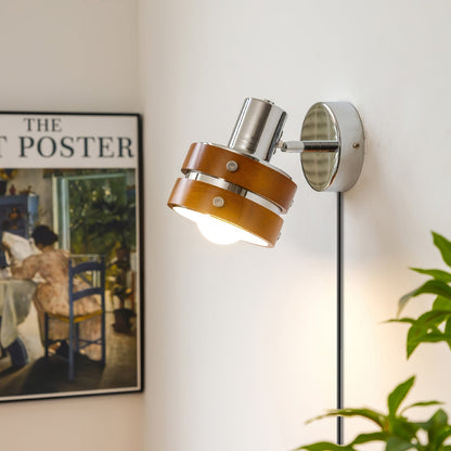 Karry Plug-in Wall Lamp with Adjustable Brightness and Modern Design