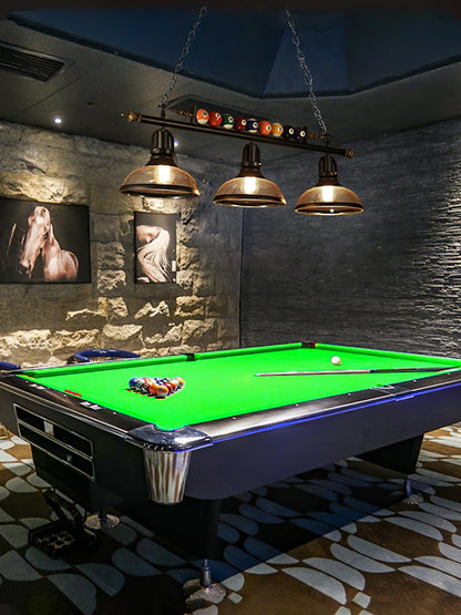 Kasha Billiard Chandelier - Elegant Lighting with Adjustable Height &