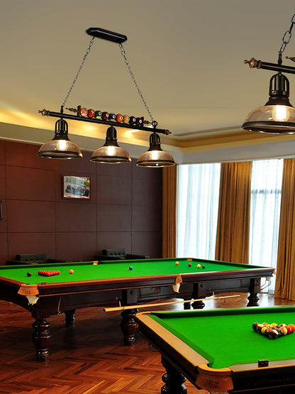 Kasha Billiard Chandelier - Elegant Lighting with Adjustable Height &