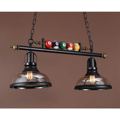 Kasha Billiard Chandelier - Elegant Lighting with Adjustable Height &
