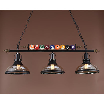 Kasha Billiard Chandelier - Elegant Lighting with Adjustable Height &