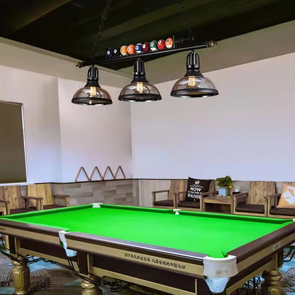 Kasha Billiard Chandelier - Elegant Lighting with Adjustable Height &
