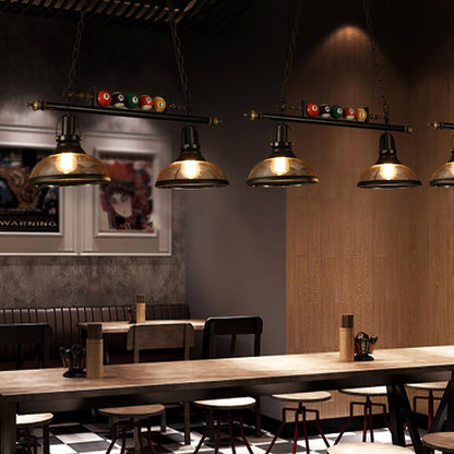 Kasha Billiard Chandelier - Elegant Lighting with Adjustable Height &