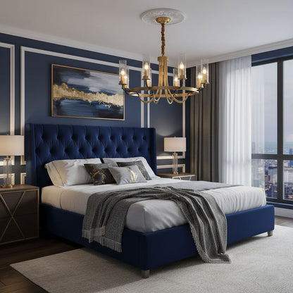 Kearney Chandelier - Elegant Design with Adjustable Height & LED Light
