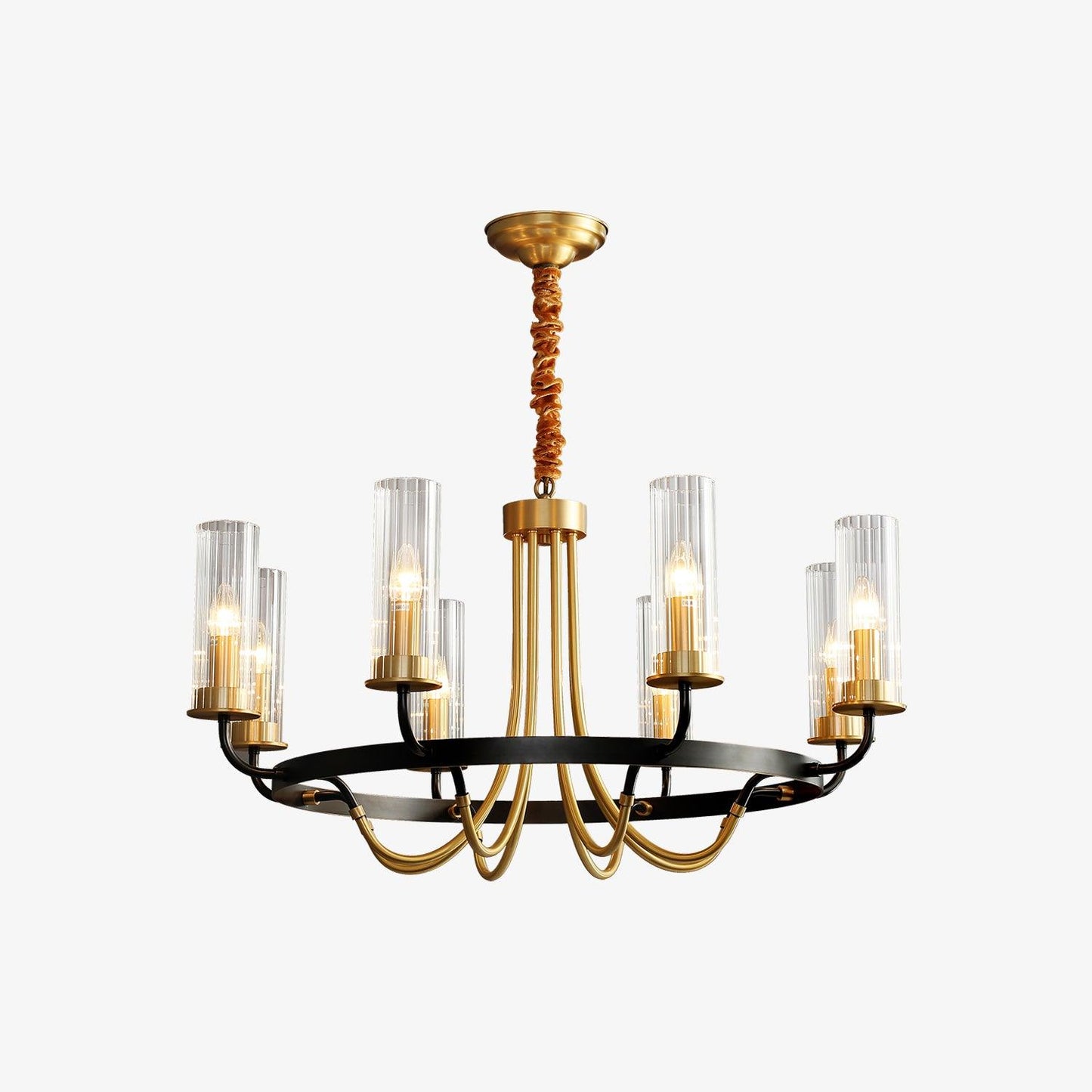 Kearney Chandelier - Elegant Design with Adjustable Height & LED Light