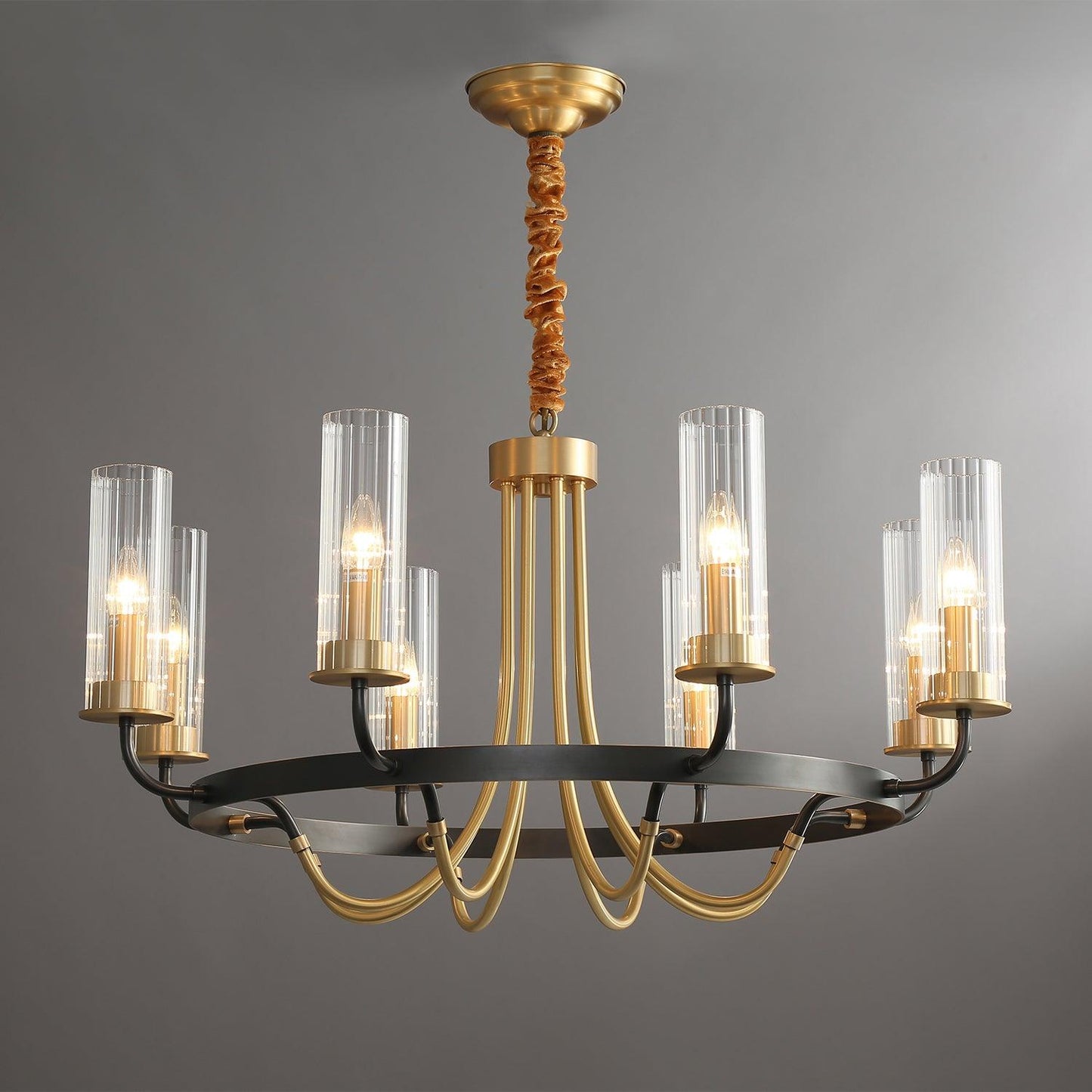 Kearney Chandelier - Elegant Design with Adjustable Height & LED Light