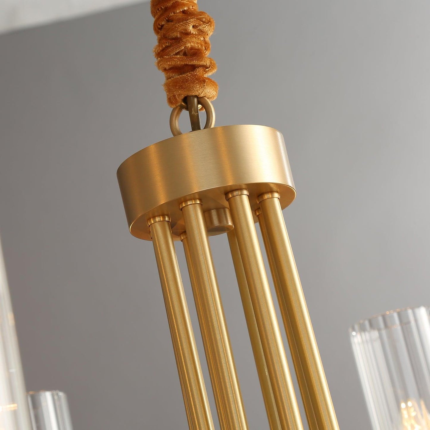Kearney Chandelier - Elegant Design with Adjustable Height & LED Light
