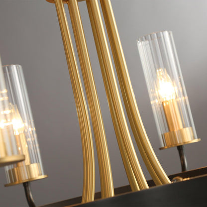 Kearney Chandelier - Elegant Design with Adjustable Height & LED Light