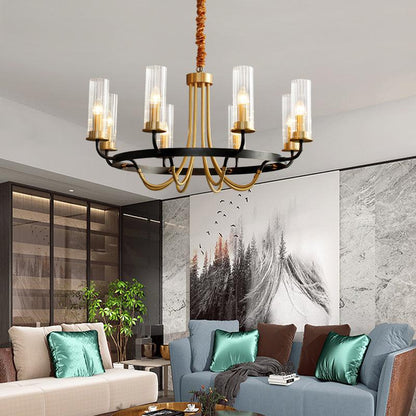 Kearney Chandelier - Elegant Design with Adjustable Height & LED Light