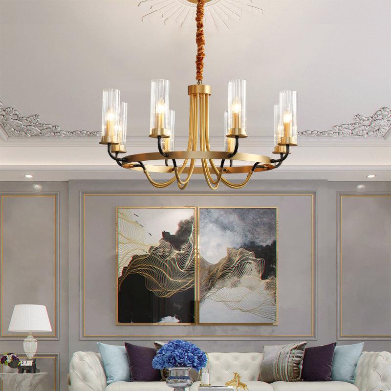 Kearney Chandelier - Elegant Design with Adjustable Height & LED Light
