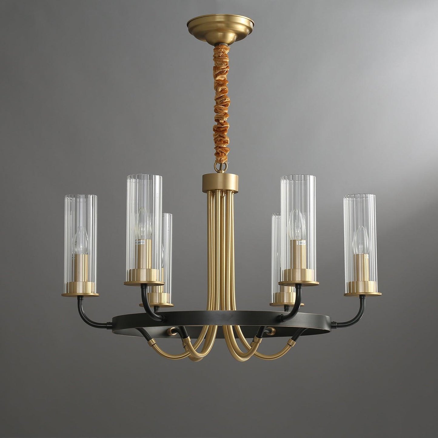 Kearney Chandelier - Elegant Design with Adjustable Height & LED Light