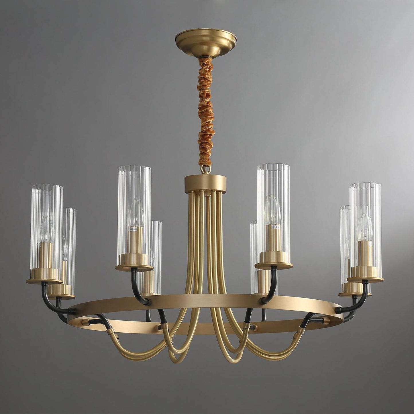 Kearney Chandelier - Elegant Design with Adjustable Height & LED Light