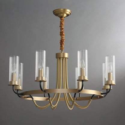 Kearney Chandelier - Elegant Design with Adjustable Height & LED Light