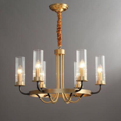 Kearney Chandelier - Elegant Design with Adjustable Height & LED Light