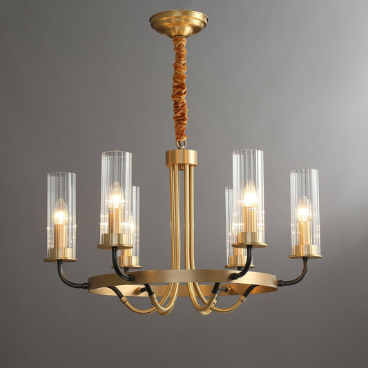 Kearney Chandelier - Elegant Design with Adjustable Height & LED Light