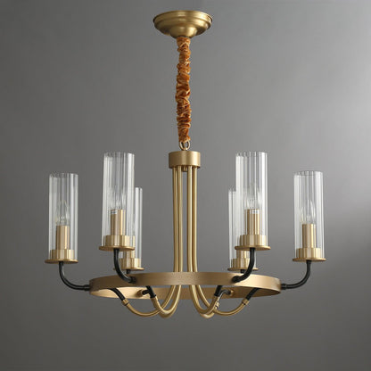 Kearney Chandelier - Elegant Design with Adjustable Height & LED Light
