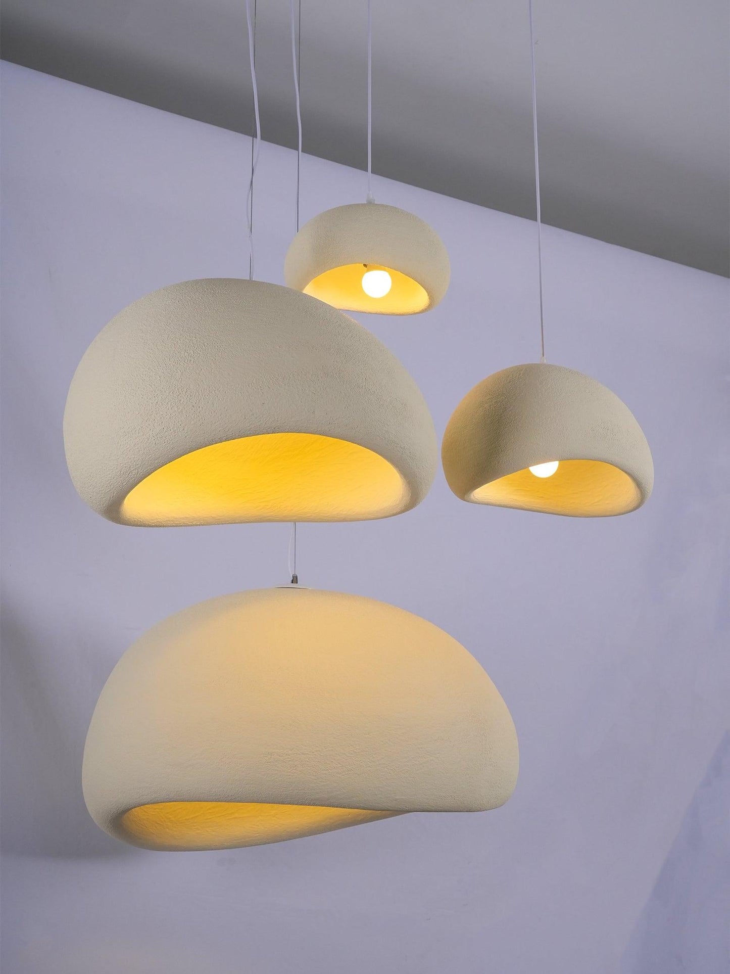 Zenra Wabi-Sabi Organic Chandelier - Eco-Friendly, Adjustable Height