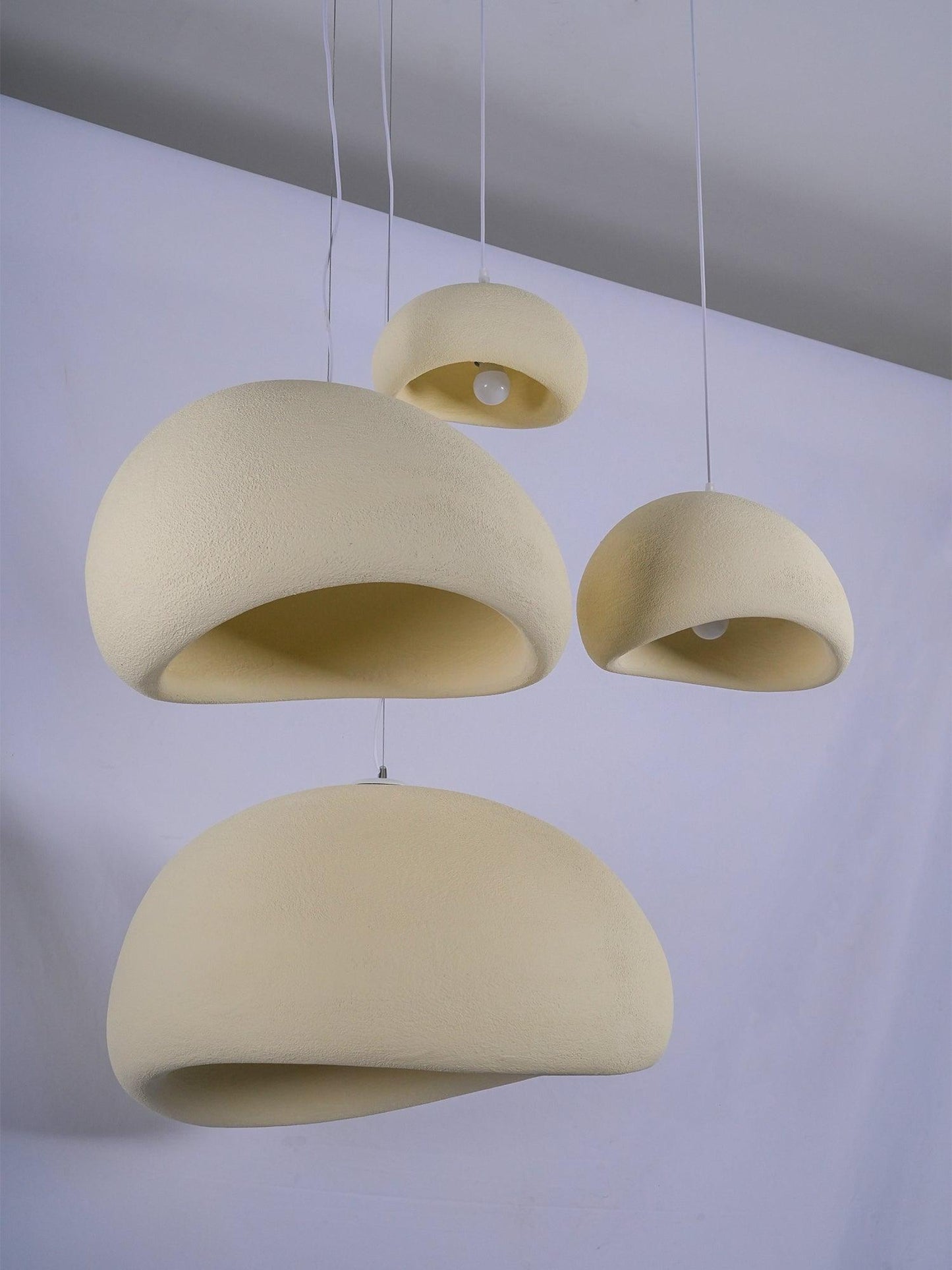 Zenra Wabi-Sabi Organic Chandelier - Eco-Friendly, Adjustable Height