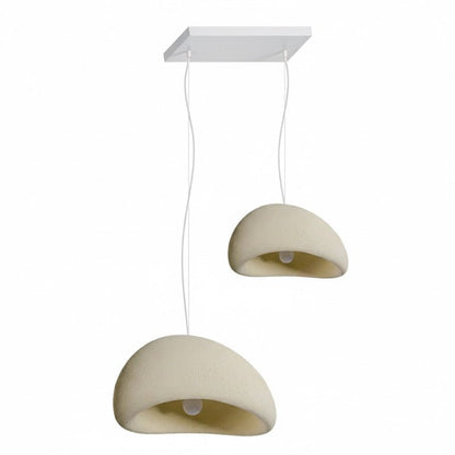 Zenra Wabi-Sabi Organic Chandelier - Eco-Friendly, Adjustable Height