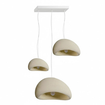 Zenra Wabi-Sabi Organic Chandelier - Eco-Friendly, Adjustable Height