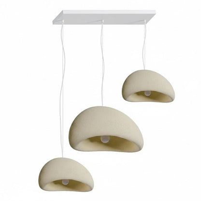 Zenra Wabi-Sabi Organic Chandelier - Eco-Friendly, Adjustable Height