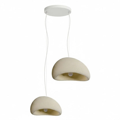Zenra Wabi-Sabi Organic Chandelier - Eco-Friendly, Adjustable Height
