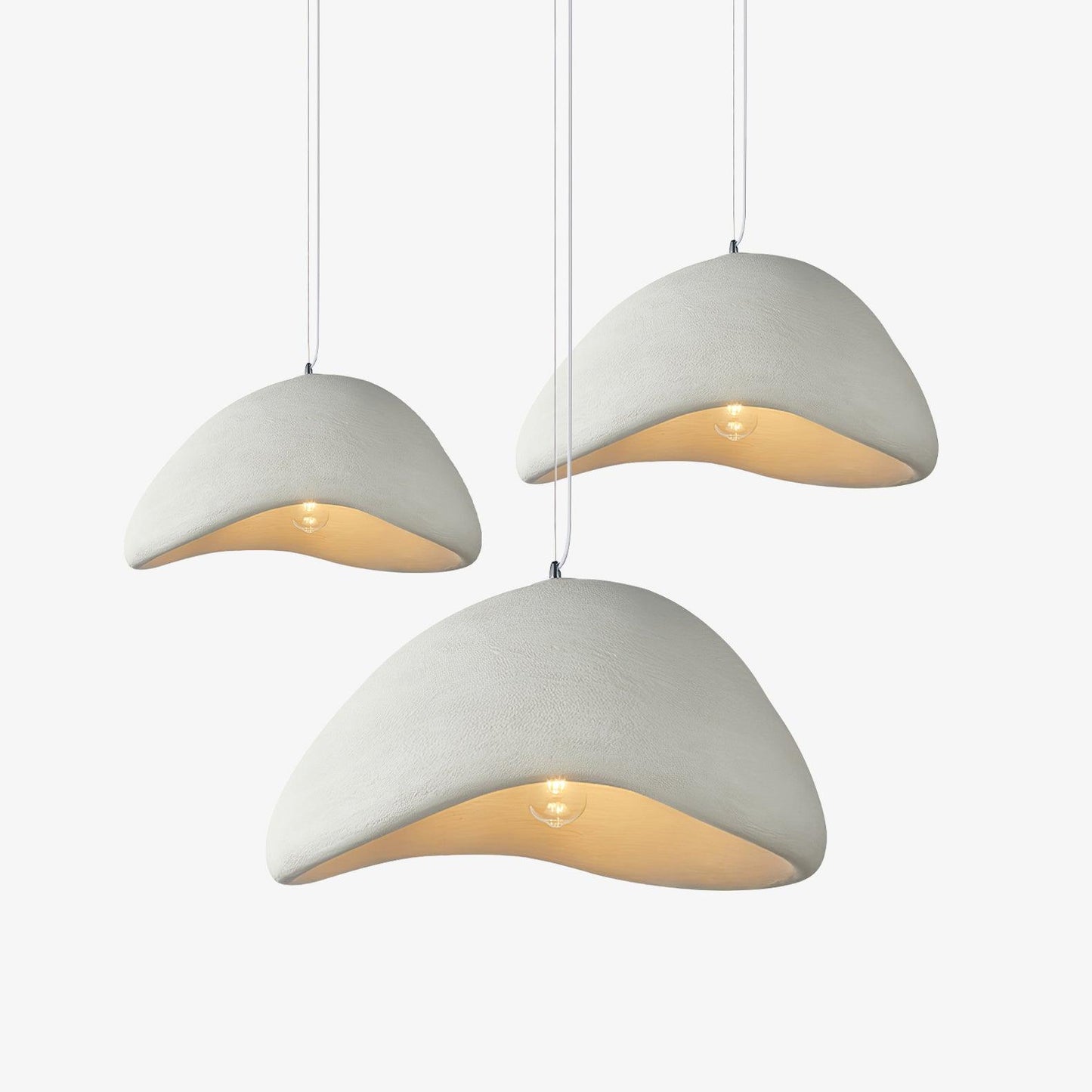 Celeste Cloud Pendant Light - Adjustable Height, Soft Diffused Glow