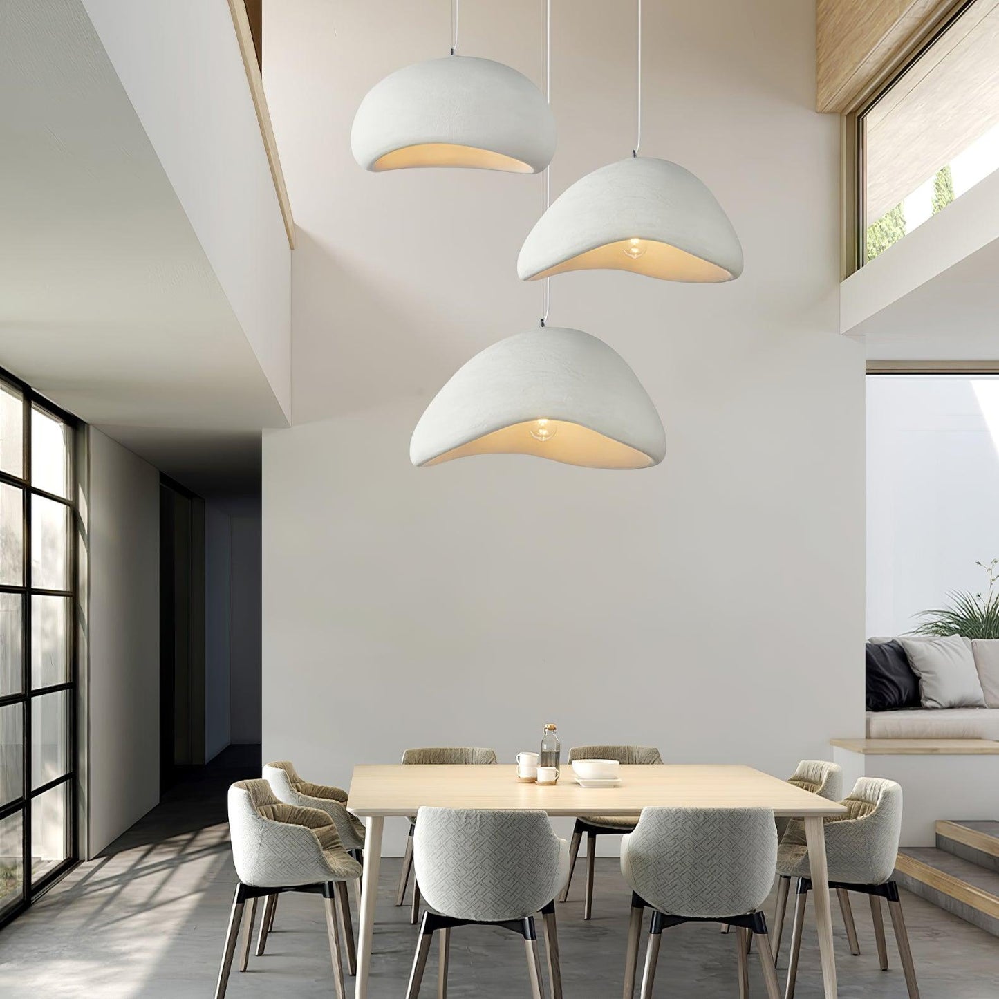 Celeste Cloud Pendant Light - Adjustable Height, Soft Diffused Glow