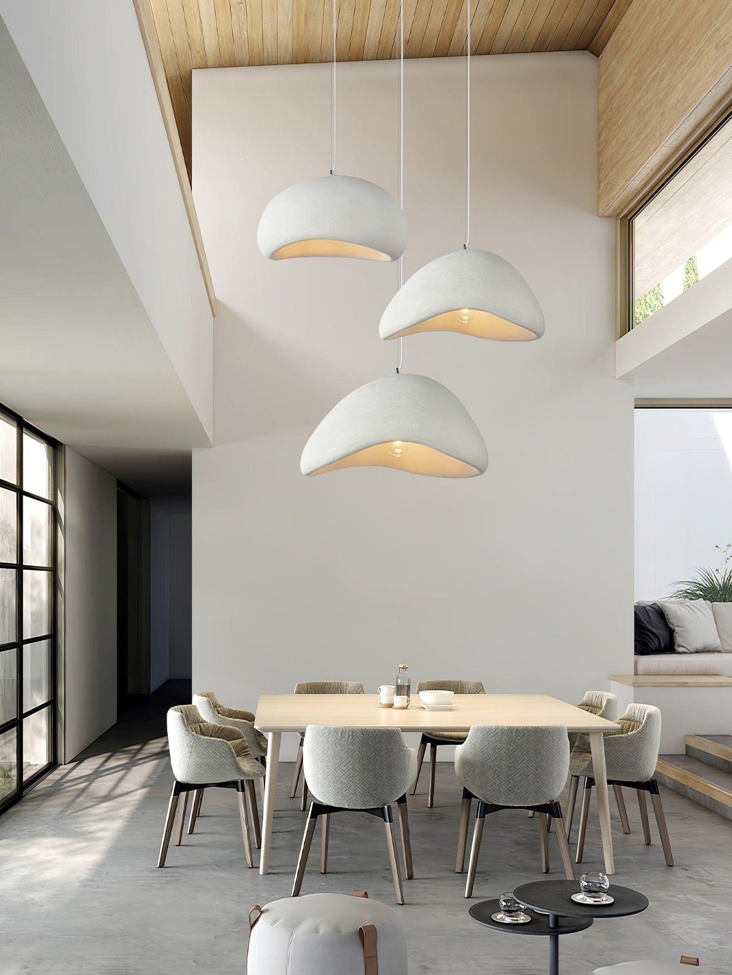 Celeste Cloud Pendant Light - Adjustable Height, Soft Diffused Glow